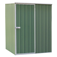 Sealey GSS1515G Galvanised Steel Shed Green 1.5 x 1.5 x 1.9m