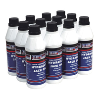 Sealey HJO/500ML Hydraulic Jack Oil 500ml Pack of 12