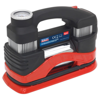 Sealey MAC05 Tyre Inflator/Mini Air Compressor 12V Heavy-Duty