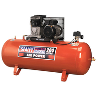 Sealey SAC1203B Compressor 200ltr Belt Drive 3hp with Cast Cylinders