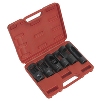 Sealey SX0401 Diesel Injector Socket Set 1/2"sq Drive 6pc