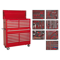 Sealey TBTPRCOMBO4 Tool Chest Combi 23 Drawer + Ball Bearing Slide...