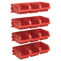 Sealey TPS130 Bin & Panel Combination 24 Bins - Red