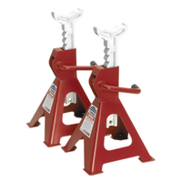 Sealey VS2002 Axle Stands (Pair) 2tonne Capacity per Stand Ratchet...