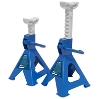 Sealey VS2002BL Axle Stands (Pair) 2tonne Capacity per Stand Ratch...
