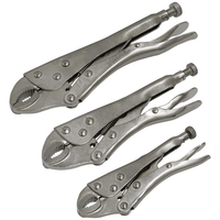 Siegen S0463 Locking Pliers Set 3pc