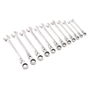 Siegen S0635 Flexible Head Ratchet Combination Spanner Set 12pc Metric