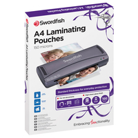 Snopake Swordfish A4 Laminating Pouches 150 micron (Pack of 100)