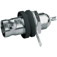 Telegärtner J01001A1222 BNC Bulkhead Socket with Black Insulating. ..