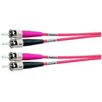 Telegärtner L00810A0004 FO Duplex Patch Cables ST G625/125 1m