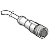Telemecanique XZCP1164L2 Straight Female M12 2M Cable Pre-Wired Co...