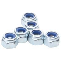 TR Fastenings M4-N5ST-TC1 Nylon Insert Lock Nut M4 Pack Of 100