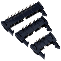 TruConnect 20 Way IDC Right Angled Latched PCB Plug 2.54mm