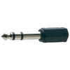 TruConnect 6.35mm Stereo Plug to 3.5mm Stereo Socket Adaptor