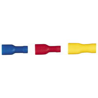 TruConnect 6.3x0.8mm 20A Yellow Insulated Receptacle Pack of 100