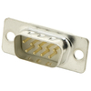 TruConnect 9 Way Solder Lug,  D-Type Plug Connector,  Turned Pin