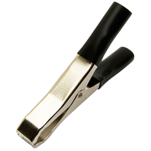 TruConnect Black 100mm Crocodile Clip