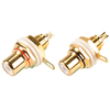 TruConnect Black Gold Plated Phono Socket