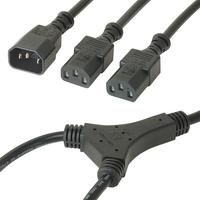 TruConnect C14 to 2 Female C13 Connectors 2.5m Cordset
