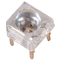 TruOpto OSR5M3Z2C1P 7.6mm 3 Chip Superflux Red LED 4000MCD