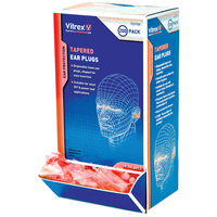 Vitrex 333150 Tapered Disposable Earplugs 33 dB (100 Pairs)