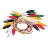 VOLTCRAFT Crocodile Leads x10 540mm/0, 5