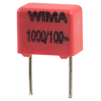 Wima FKP2D011001D00KS FKP2 1000pF ±10% 100V Radial Polypropylene C...