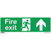 Worksafe SS28P1 Safe Conditions Safety Sign - Fire Exit (Up) - Rig...