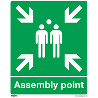Worksafe SS37P1 Safe Conditions Safety Sign - Assembly Point - Rig...