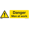 Worksafe SS46V1 Warning Safety Sign - Danger Men At Work - Self-Ad...