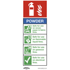 Worksafe SS52V1 Safety Sign Powder Fire Extinguisher - Self-Adhesi...