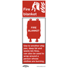 Worksafe SS53V1 Safe Conditions Safety Sign - Fire Blanket - Self-...