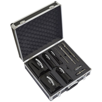 Worksafe WDCKIT5 Diamond 5 Core Kit (38, 52, 65, 117, 127mm Cores with...