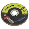 Worksafe WZ580 Zirconium Flap Disc Ø125mm 80Grit - Pack of 10