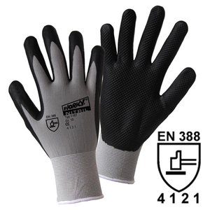 Worky 1167 Nitril Grid Fine Knitted Glove - Size 7