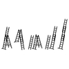 Zarges 41524 Skymaster Industrial Combination Ladder 3-Part 3 x 14...