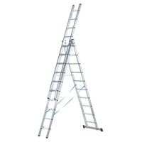 Zarges 41539 Skymaster™ Trade Combination Ladder 3-Part 3 x 9 Rungs