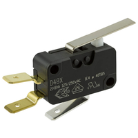 ZF D489-V3LD Microswitch SPDT 21A Light Force,  Medium Lever,  Q.C.. ..