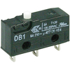 ZF DB1C-A1RC Microswitch SPDT 6A 250V AC,  Medium Roller,  Solder