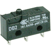 ZF DB2C-A1RC Microswitch SPDT 10A 250V AC,  Medium Roller,  Solder