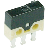 ZF DH2C-B1PA Microswitch SPDT 5-500mA,  30VDC,  Lever,  Solder