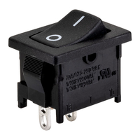 Zip Switch A12131121000 Rocker Switch SPST On-Off 250V AC 10A