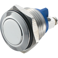Zip Switch GQ 16F-S 16mm IP65 Vandal Resistant Switch SPST Off-(On)