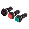 Zip Switch R18-23B-3-H Red Panel-mount Push Button Switch 1-Pole N...