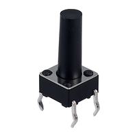 Zip Switch TC-00104-130C Tactile Switch 6x6mm Height 13.0mm