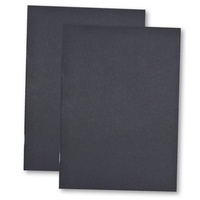 A4 Sketchbooks - 2 sketch books,  each with 20 pages of cartridge paper (140gsm). Black card cover. Size 297mm x 210mm.