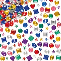 Acrylic Gems Value Pack (Pack of 1000) Craft Embellishments Assorted colours