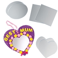 Acrylic Mirrors (Pack of 12) Craft Embellishments