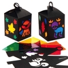 Autumn Stained Glass Lantern Craft Kits (Pack of 4) Range Of Designs,  Fun & Educational Craft Kits