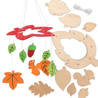 Autumn Wooden Mobile Kits (Pack of 2) Art Craft Kits